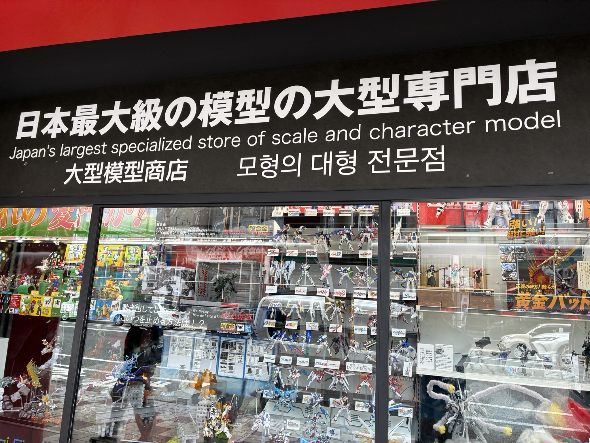 Rows of collectible figures displayed in a showcase